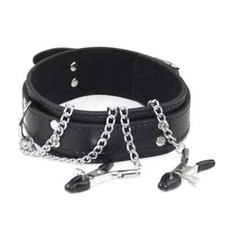 Collare in Pelle Sintetica con