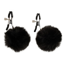 Nipple Pompon Black Pinze per