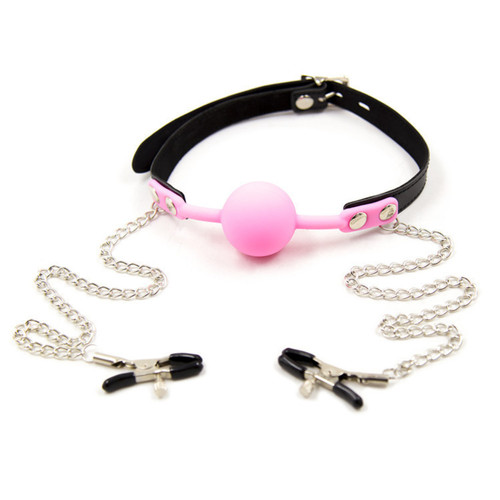 Set bdsm pinze - set, gag